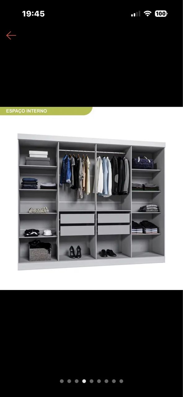 Guarda roupa 8 portas - Foto 5