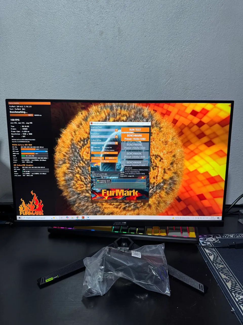 MONITOR ASUS TUF 24.5P 200HZ 0.3MS - Foto 2