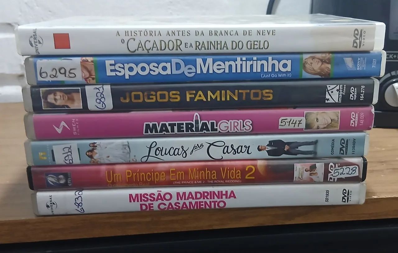 Lote 7 filmes dvd originais pedido Melissa - CDs, DVDs etc