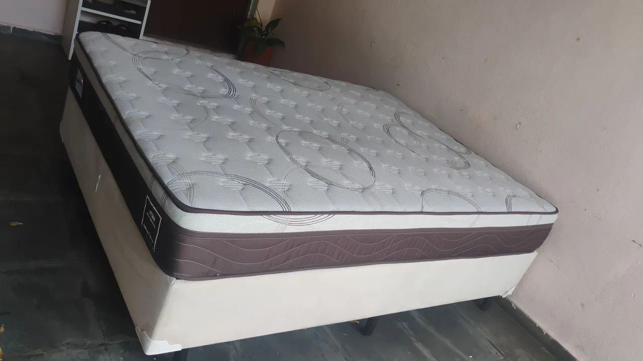 Cama box casal HIGIENIZADA  - Foto 4