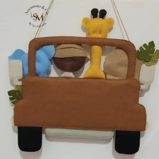 Enfeite de porta para quarto de bebê - Escolha seu tema - Foto 3