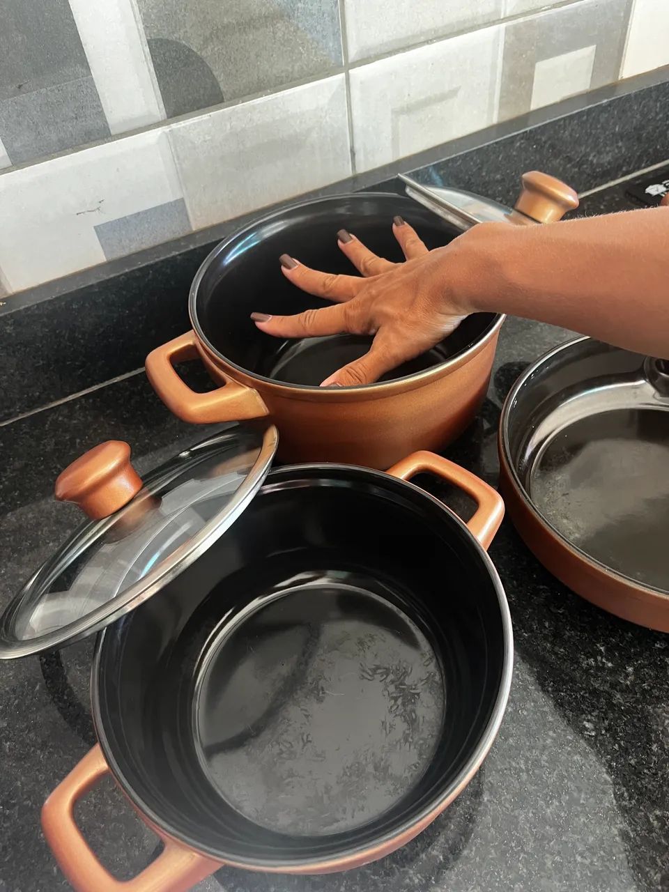 Kit panelas Ceraflame - cerâmica   - Foto 4