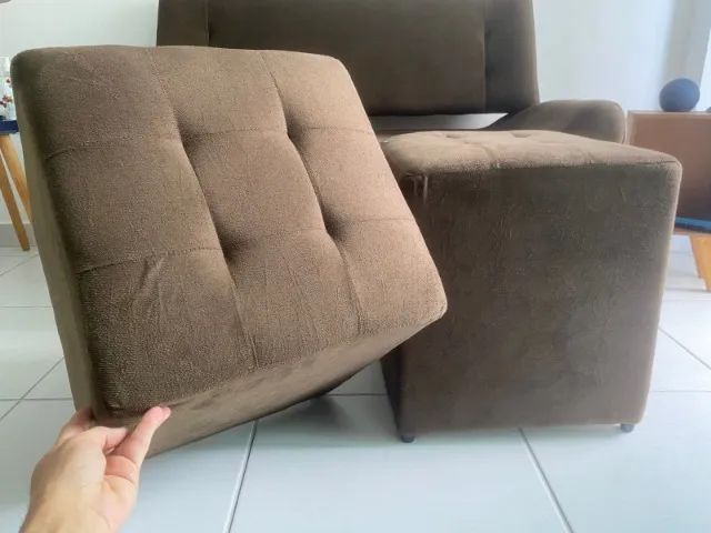 Sofá com puff - Foto 5