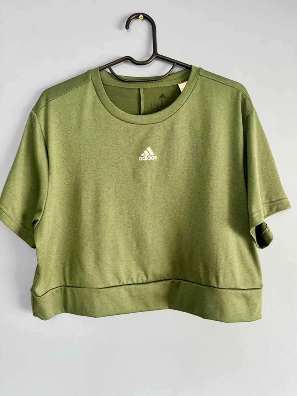 Camisa Adidas cropped Aeroready Studio TAM P
