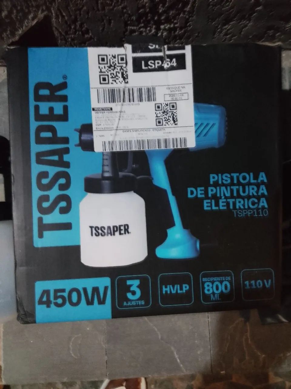 Pistola elétrica, pulverizador de tinta - Foto 4