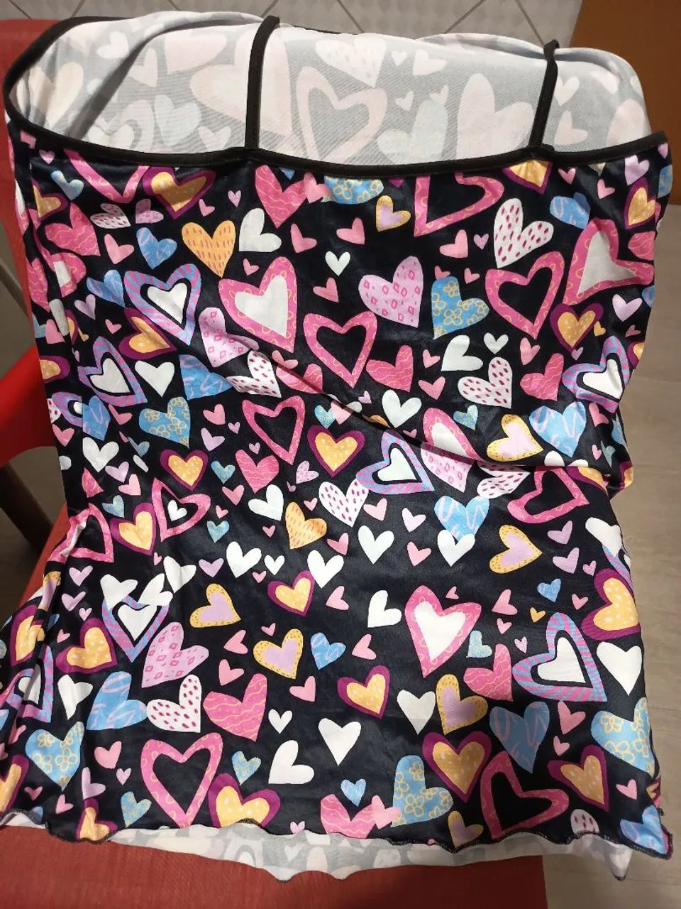 Vestido/Camisola colorida Plu Size Nova - Foto 2