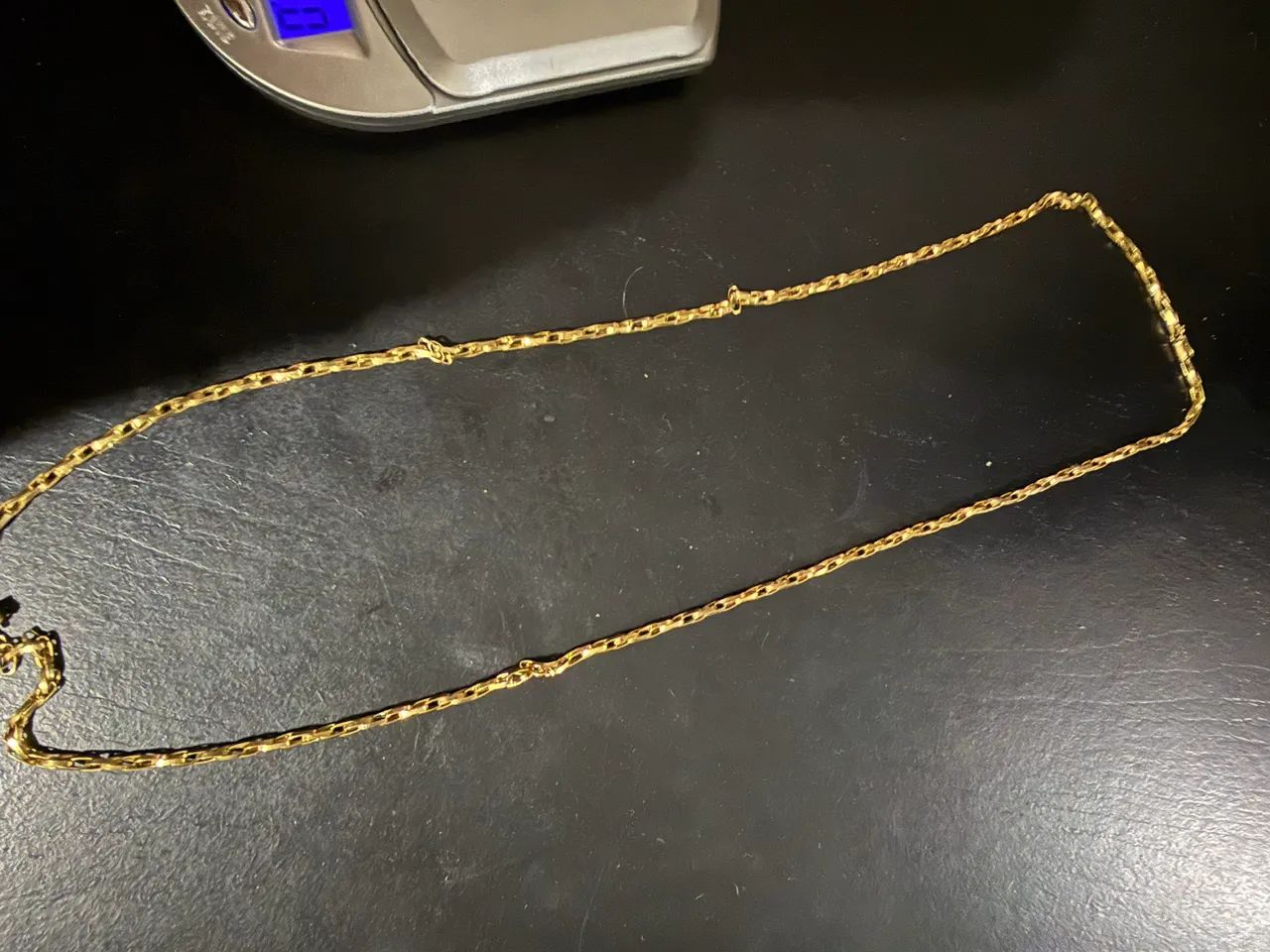 Corrente em ouro 16k 720  - Foto 3