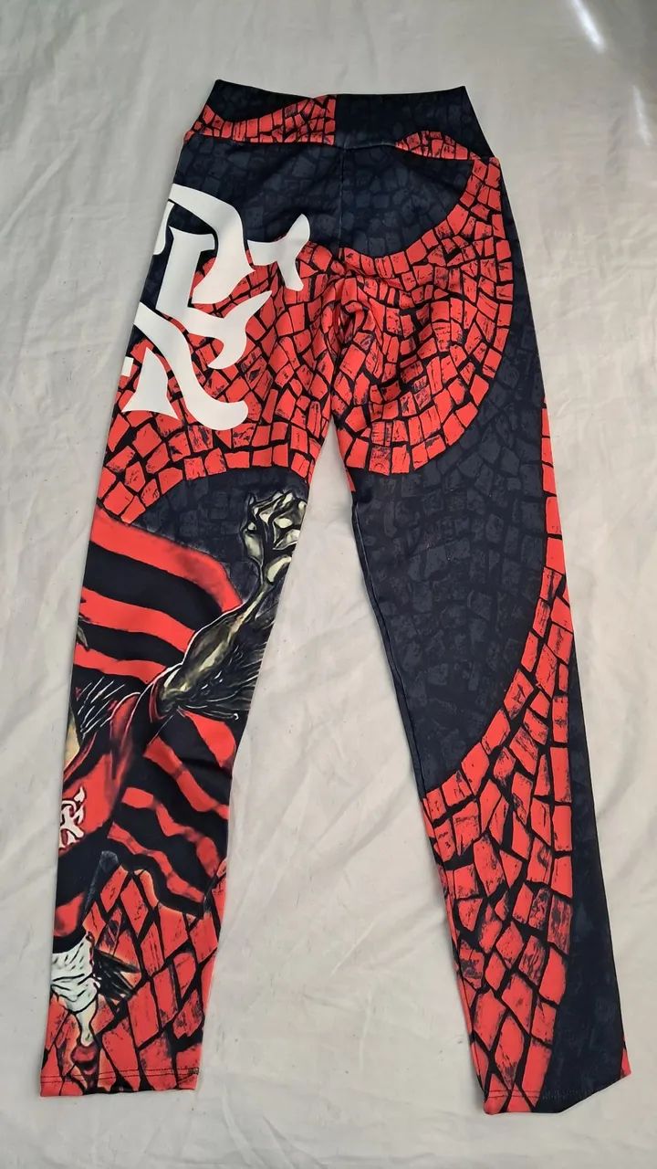 Calça Leg Flamengo  - Elastano resistente.  - Foto 4