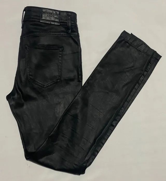 calça couro Burberry - original - Foto 2
