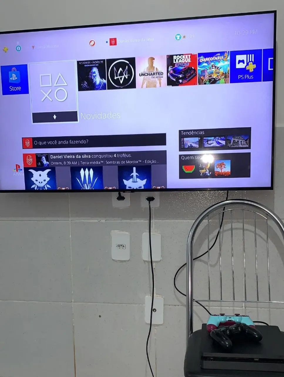 PS4 Completo + 2 Controles - Foto 5