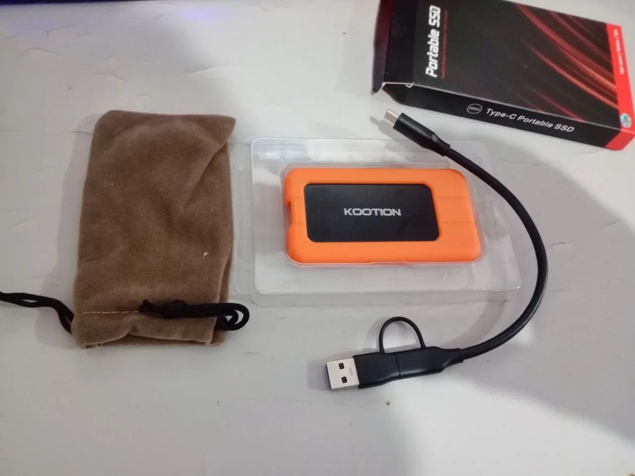 Ssd externo portátil 512gb