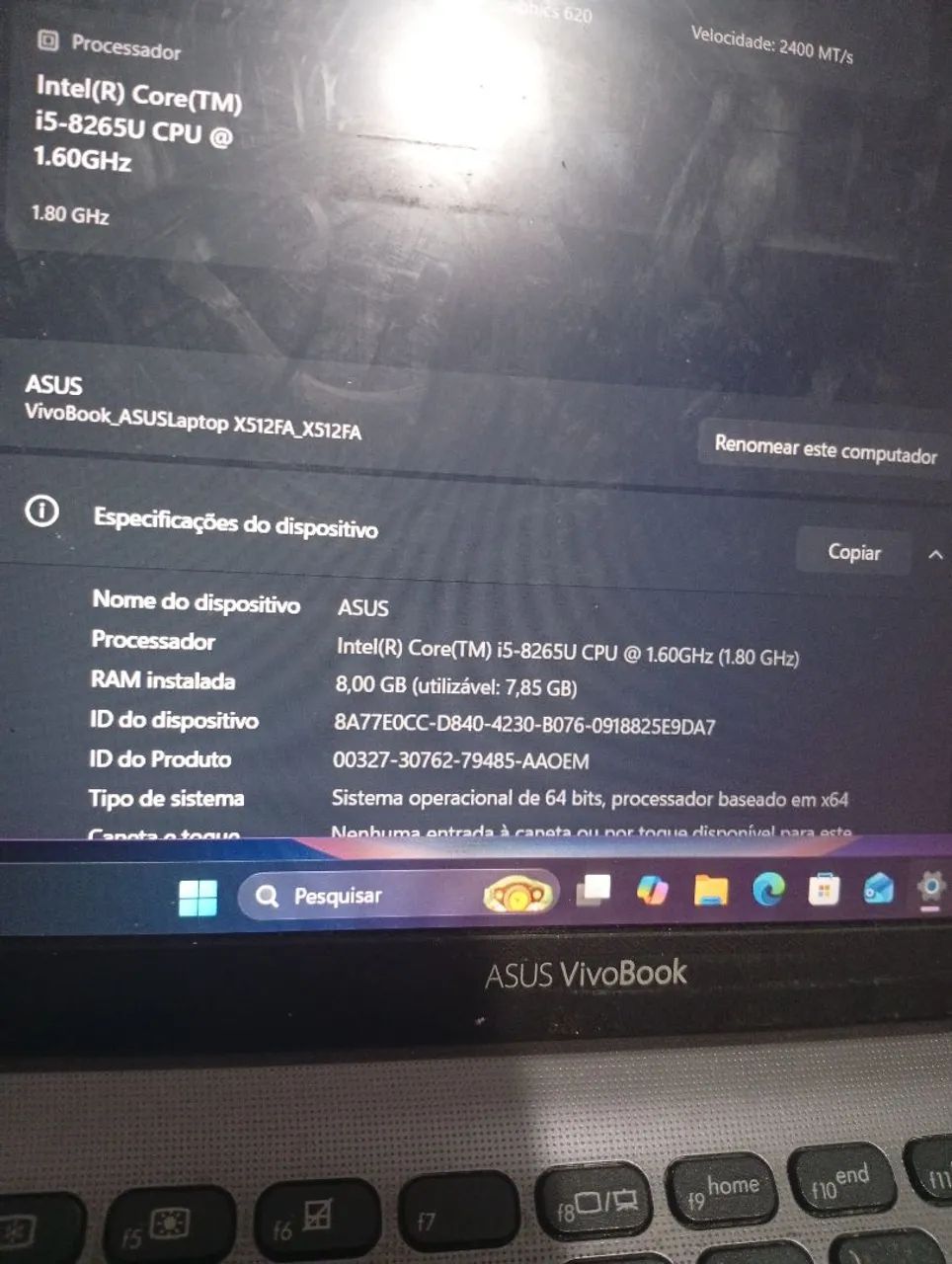 NOTEBOOK ASUS VIVO BOOK  - Foto 5