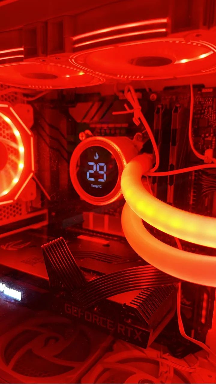 PC gamer, com antena WiFi, mouse, teclado, mousepad  - Foto 2