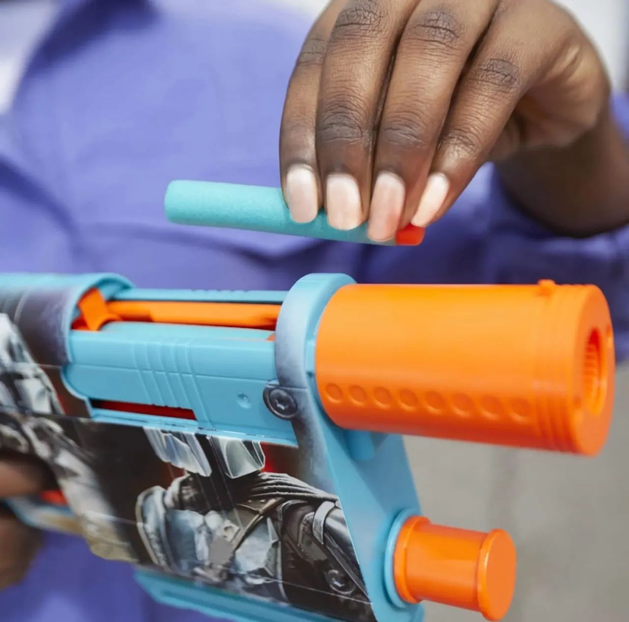 Nerf Star Wars  Mandaloriano com 12 dardos Elite - Foto 3