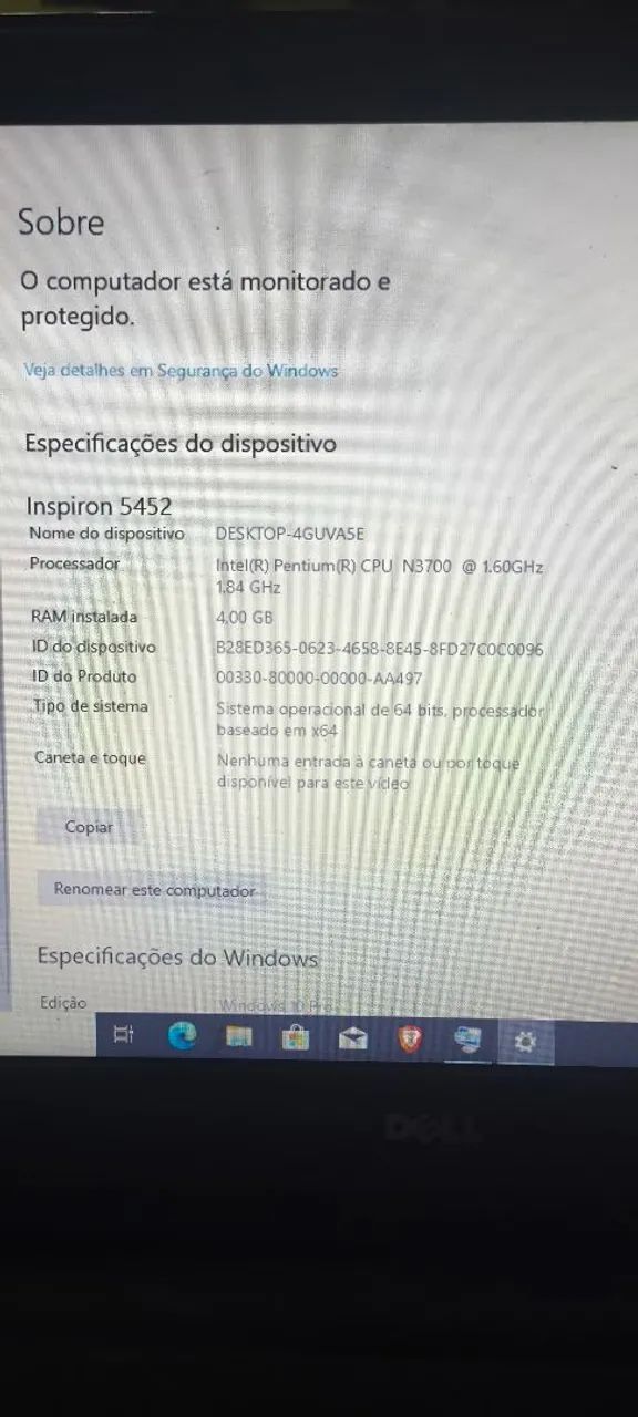 Notebook Dell
