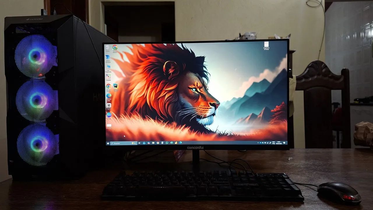 Computador Completo Intel I7 - Tela 24" Full HD  - Foto 4