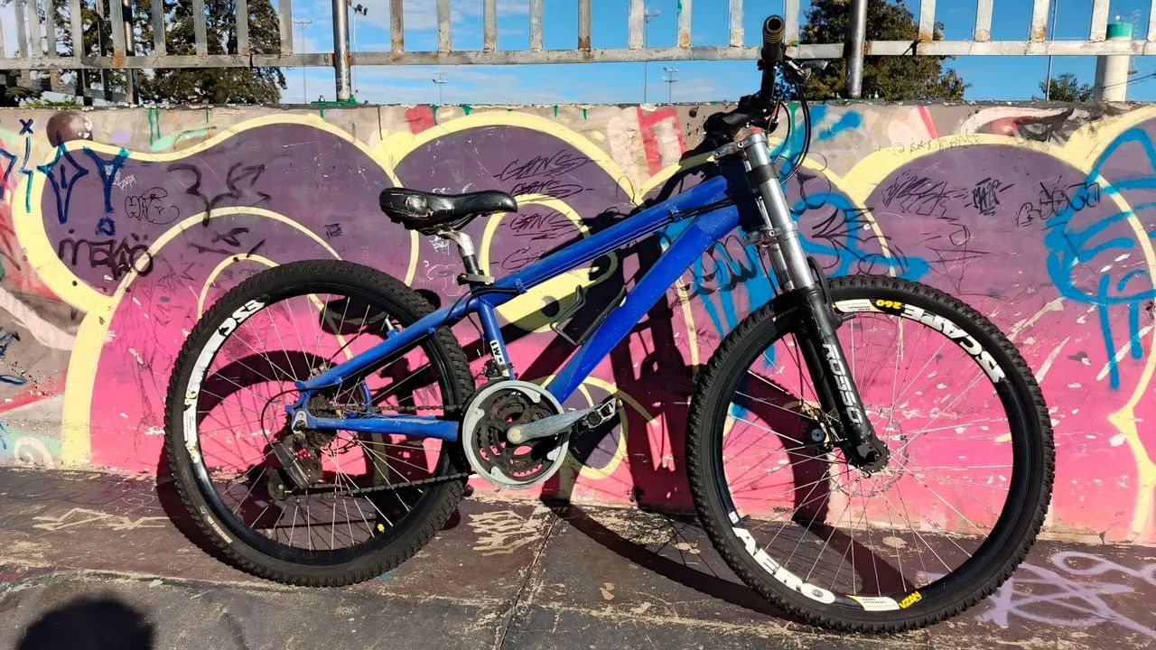 BICICLETA AZUL SEMINOVA ARO 26