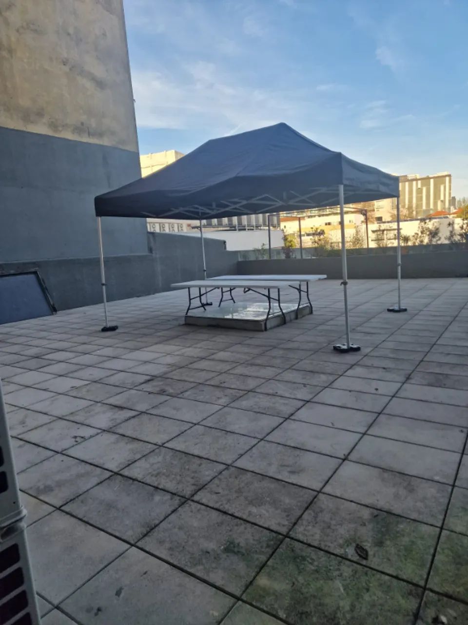 Tenda Poup-Up para eventos usada uma unica vez