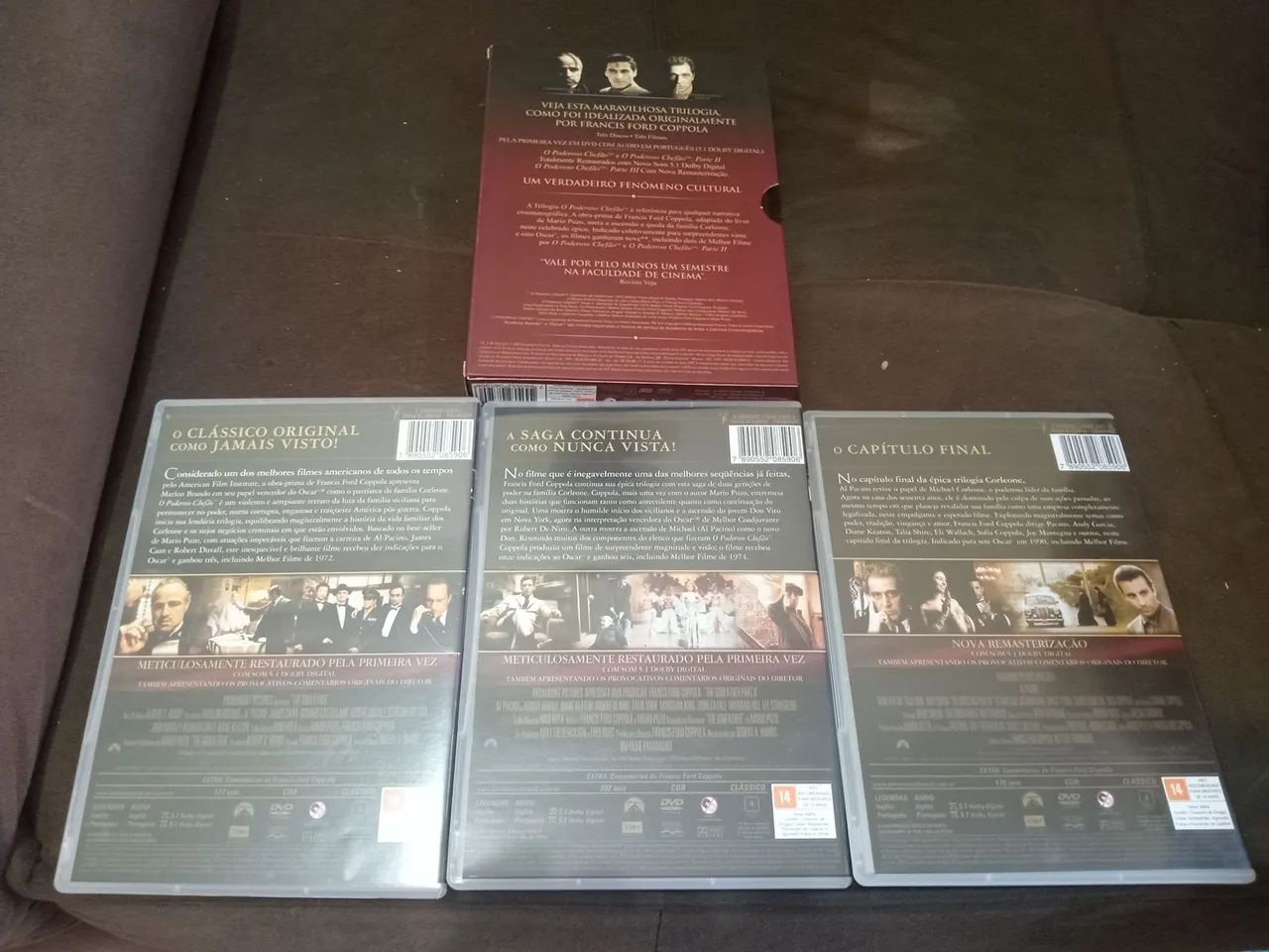 DVDS PODEROSO CHEFÃO ORIGINAL EM EXCELENTE ESTADO DE CONSERVAÇÃO  - Foto 5