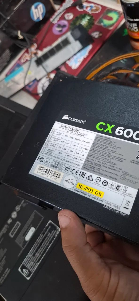 Fonte Gamer para PC Corsair CX600  - Foto 4