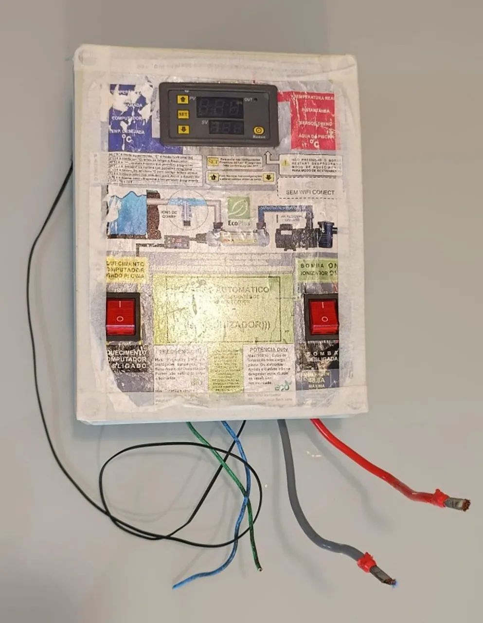 Quadro Comando Automático Aquecedor Hidrohot 8kw 220V - Foto 2