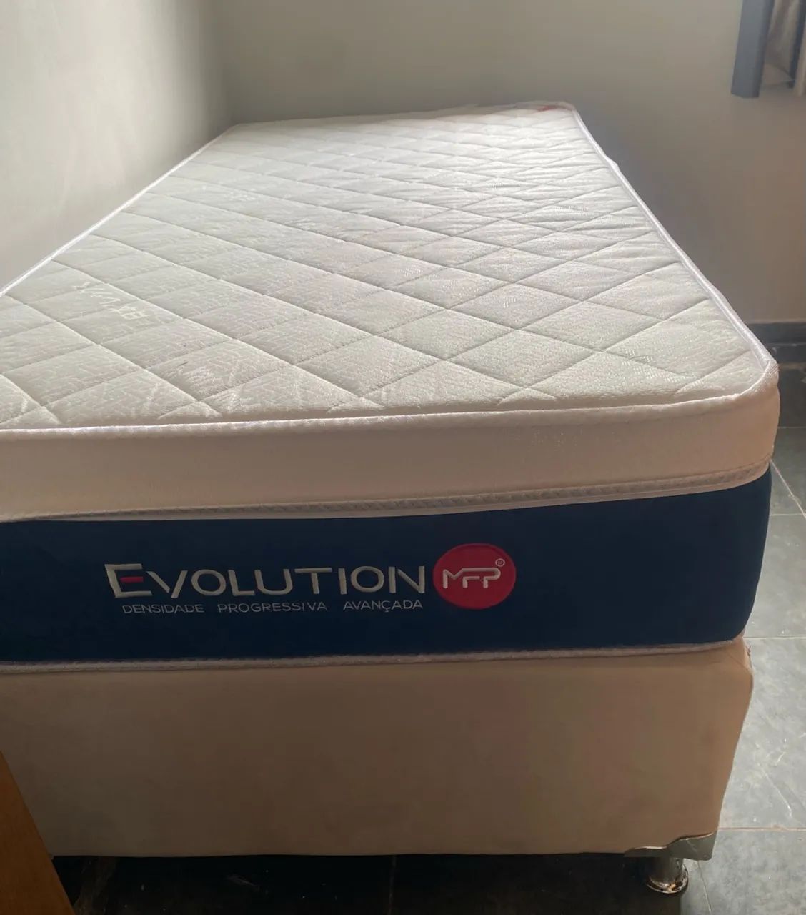Cama box solteiro , colchão magnético nipponflex com garantia 