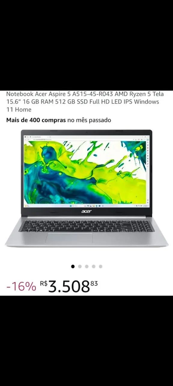 Notebook acer 