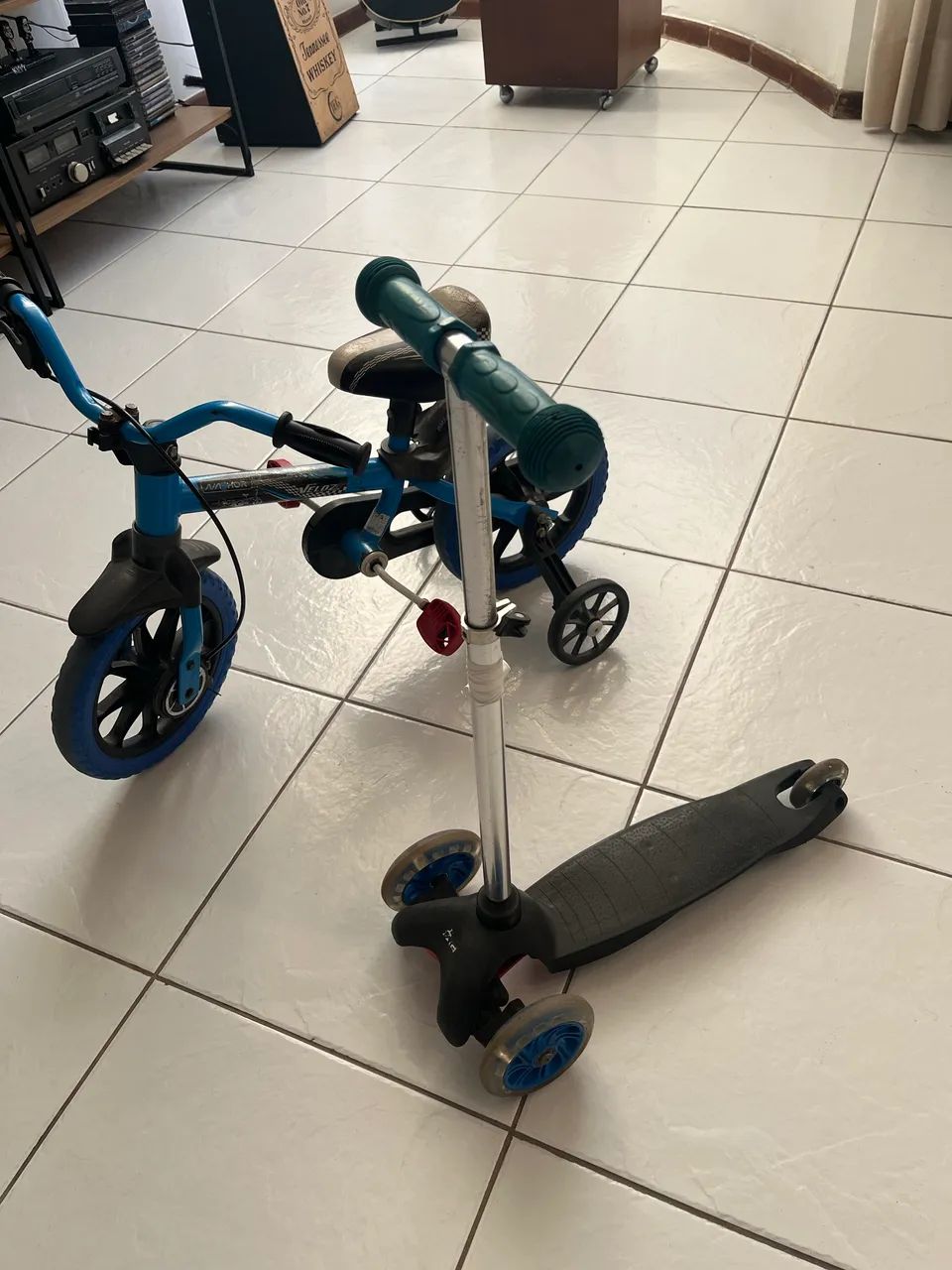 Bicicleta e Patinete infantil 
