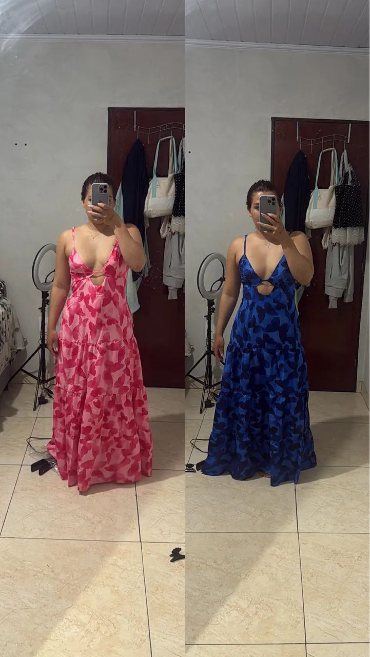 Vestido longo estampado  - Foto 3