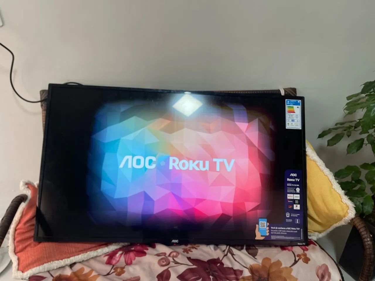 Smarttv aoc roku 43 polegadas 
