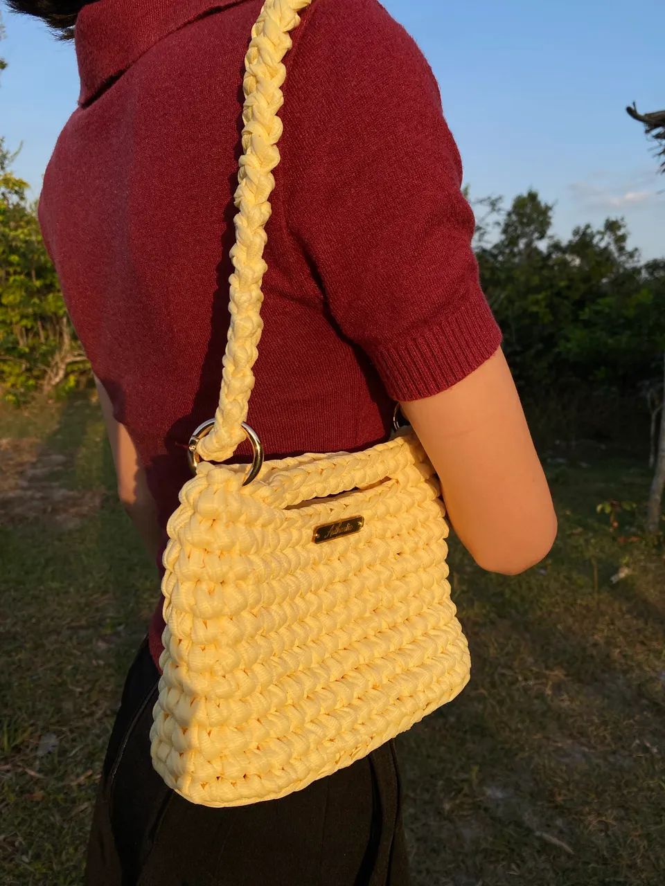 Bolsa- bolsas em crochê  - Foto 4
