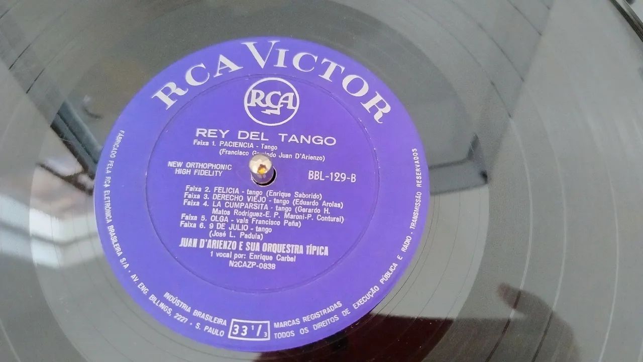 Disco Vinil El Rey Del Tango - Juan D'Arienzo e Orquestra  - Foto 4