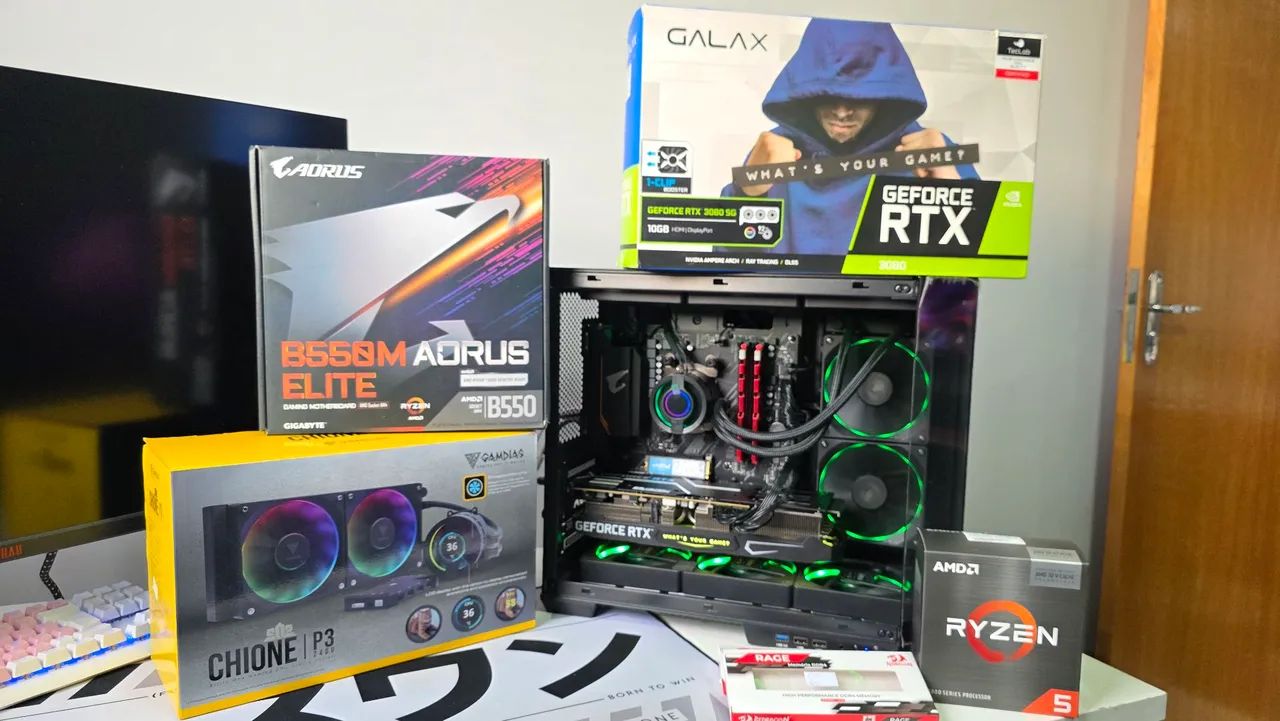 Ryzen 5500x3d Galax 3080