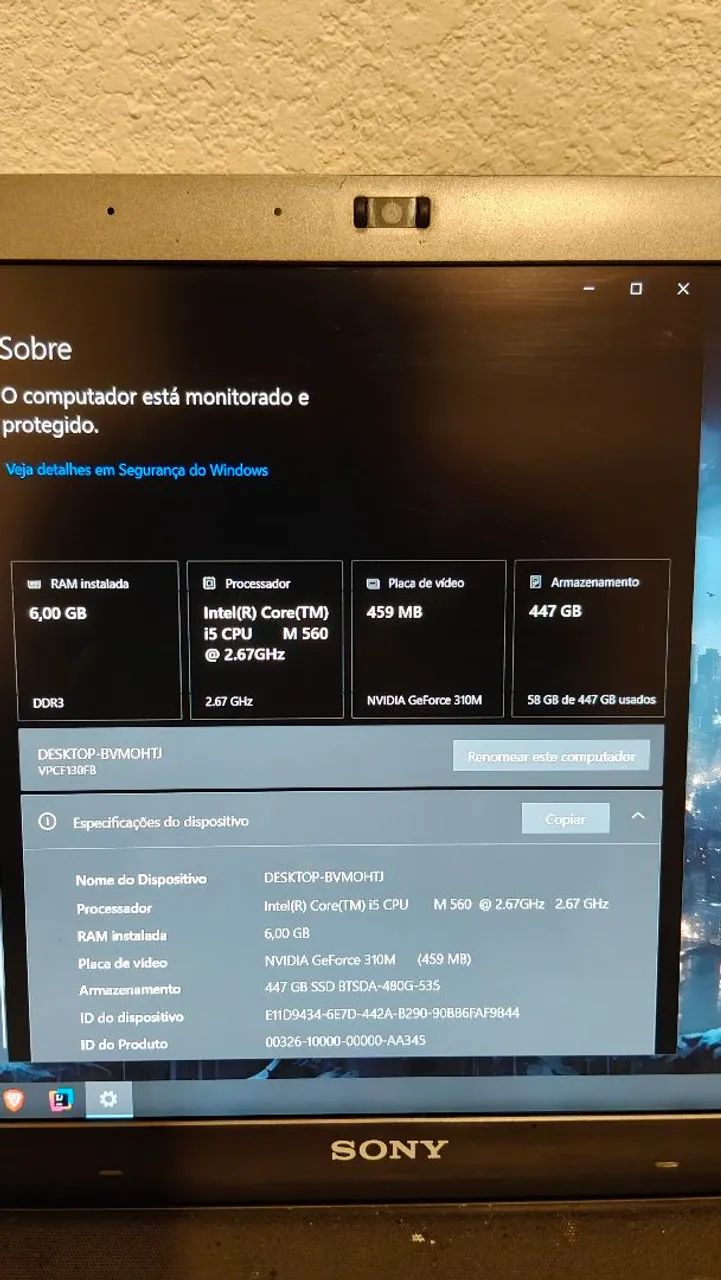 Notebook Sony Vaio i5 M560 - Foto 2