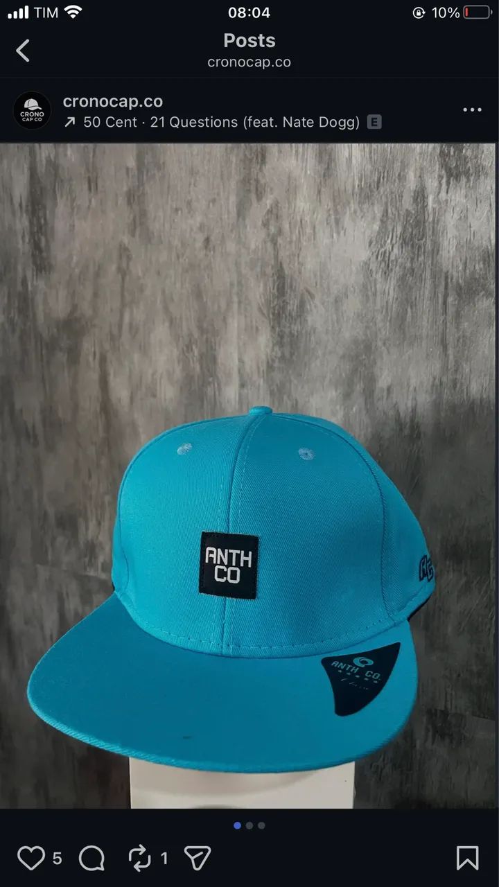 Boné premium Anth Co *NOVO* - Foto 5