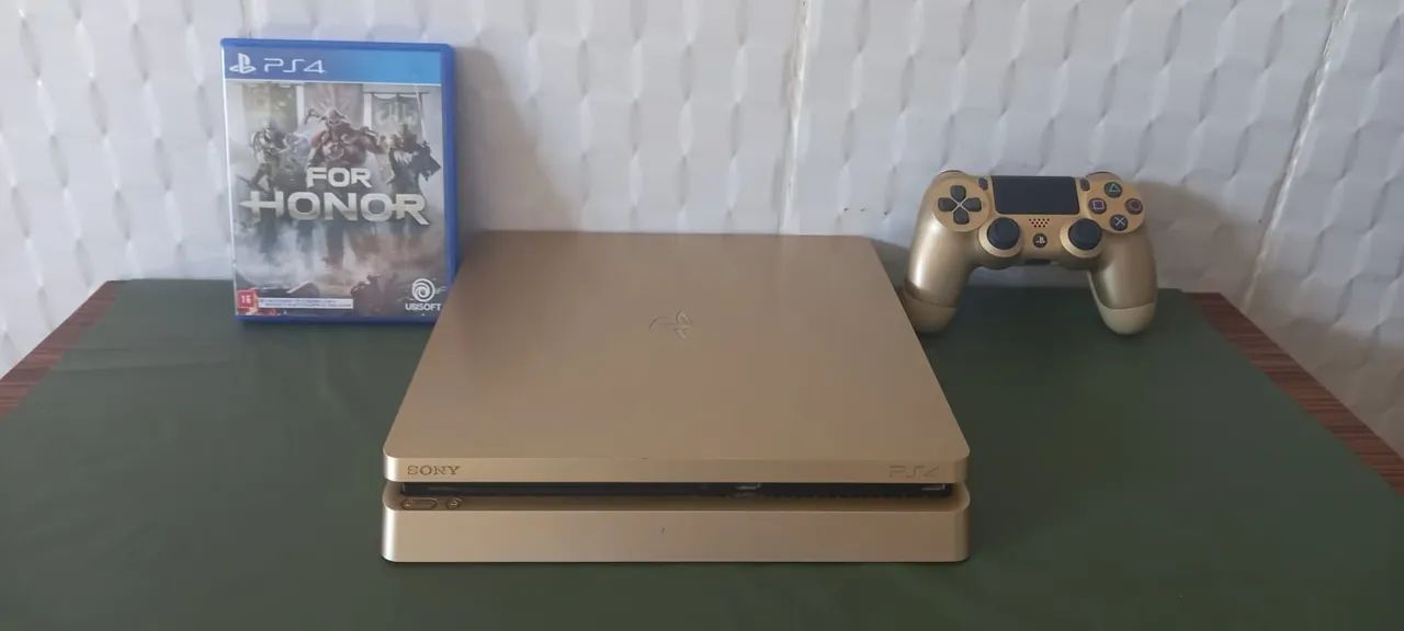 Playstation 4 Slim Dourado 1 Tera