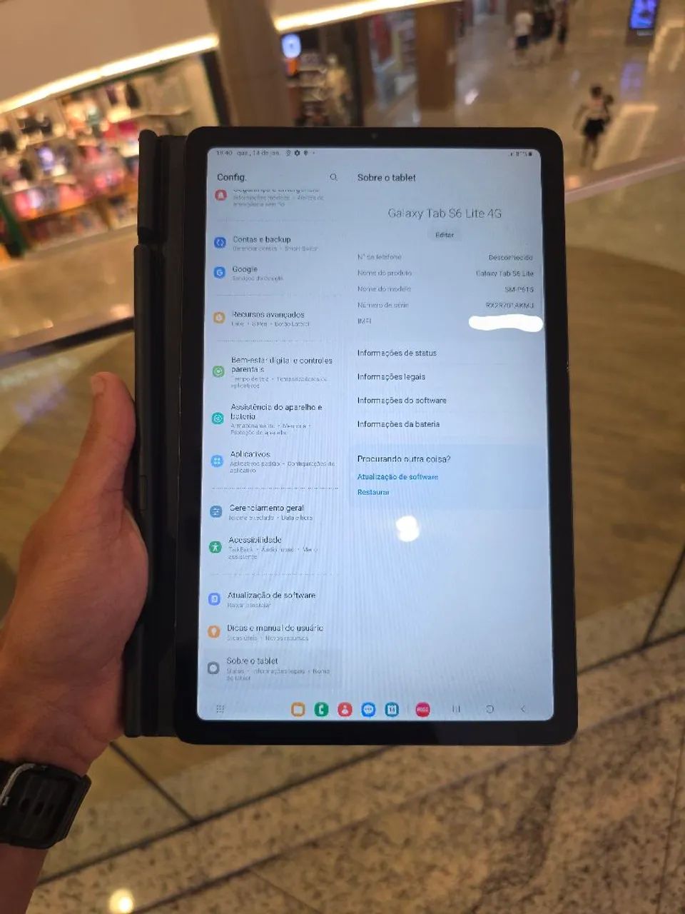 Samsung Galaxy S6 lite 4G ótimo ( ler descrição ) !!! - Foto 2