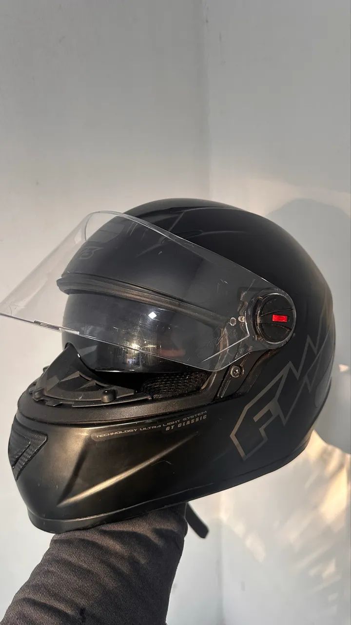 Capacete fw3 com viseira interna