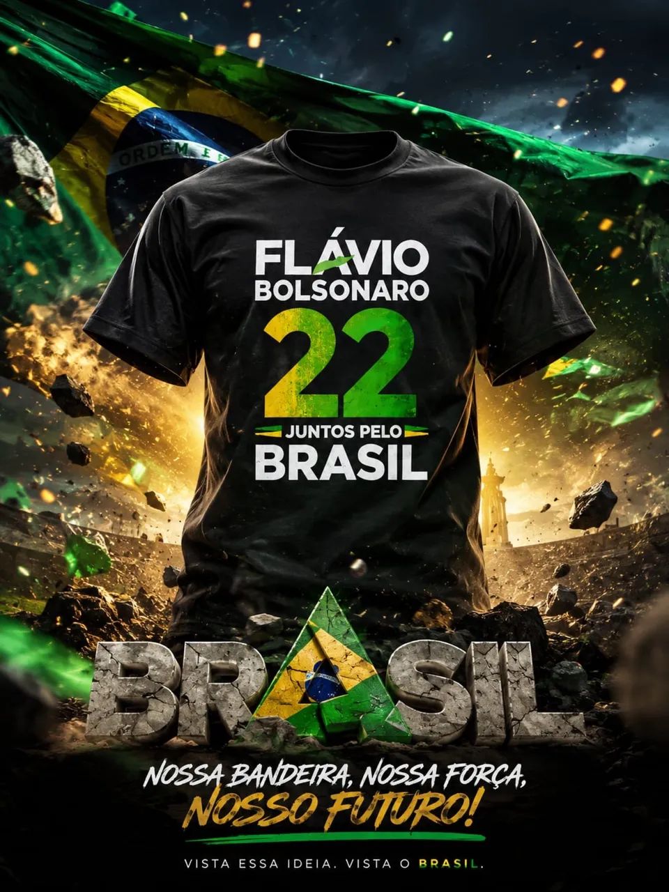 BLUSA FLÁVIO BOLSONARO