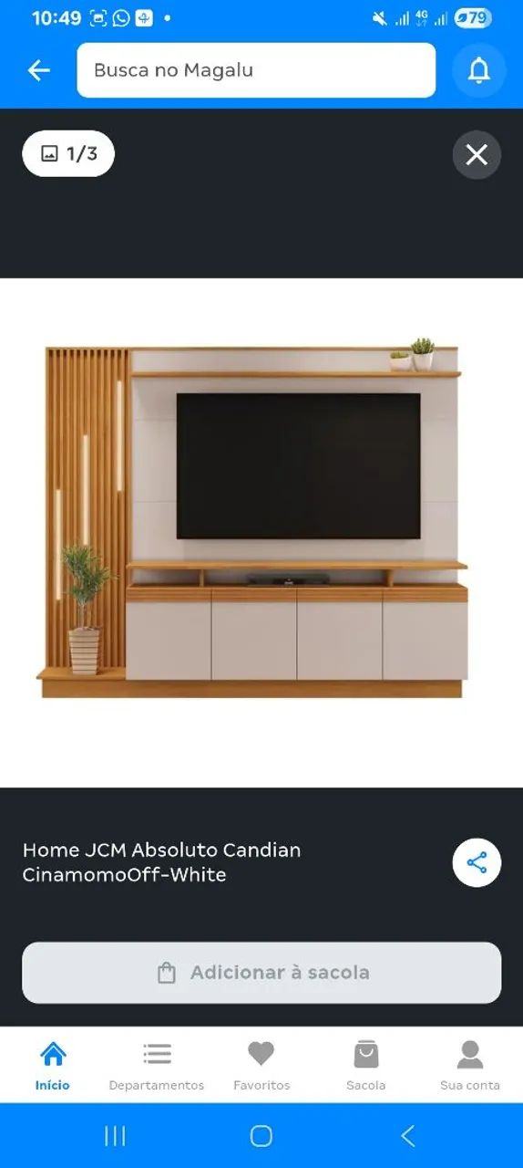 Estante home tv até 65 - Foto 4