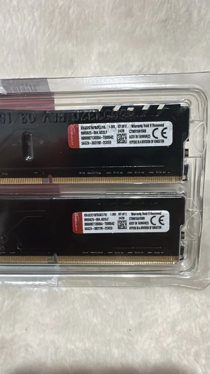 DDR4-3200 kit(2x8GB) 16GB Memory HYPERX - Foto 3