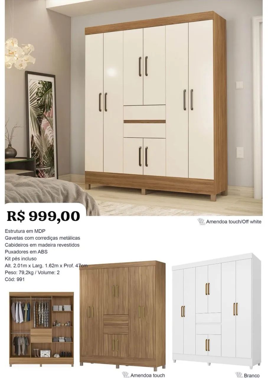Guarda Roupa Munique 