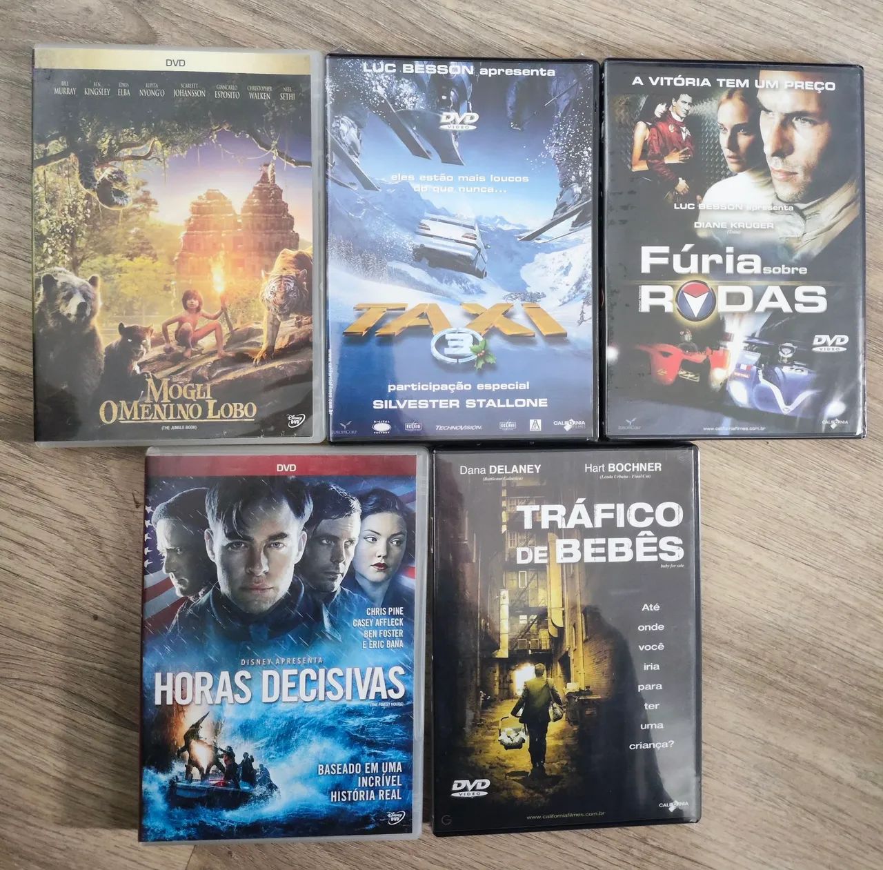 DVD Filmes Lote com 5 Títulos 