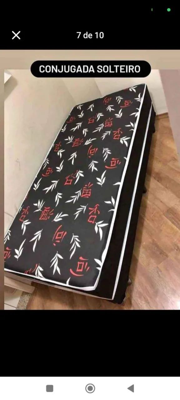 Cama solteiro com colchão (entrego  - Foto 5