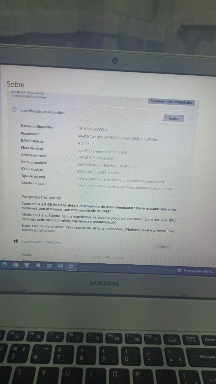Notebook Samsung - Foto 5