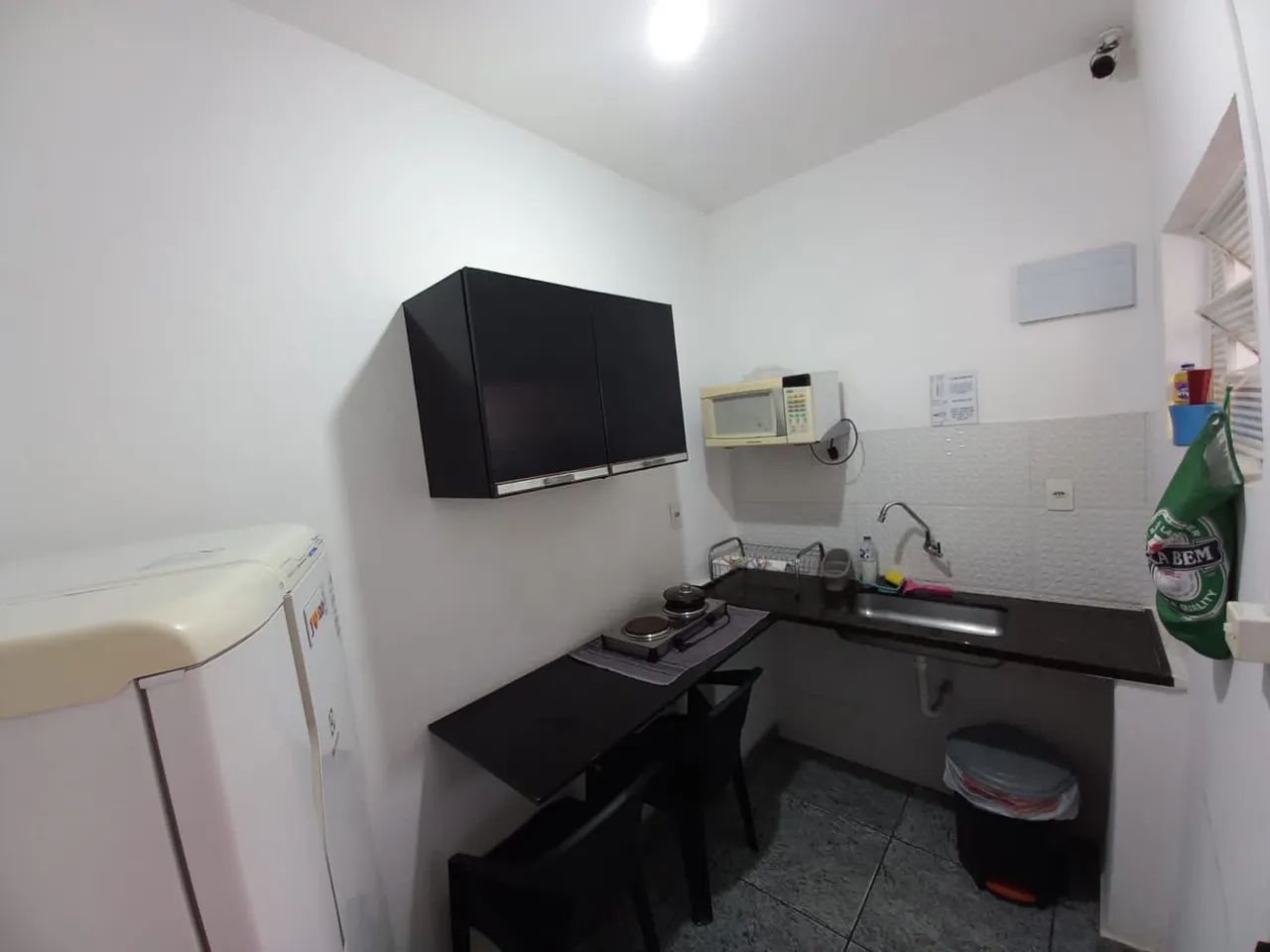 Quarto individual mobiliado com cozinha e banheiro compartilhado prox Facens $570 - Foto 4