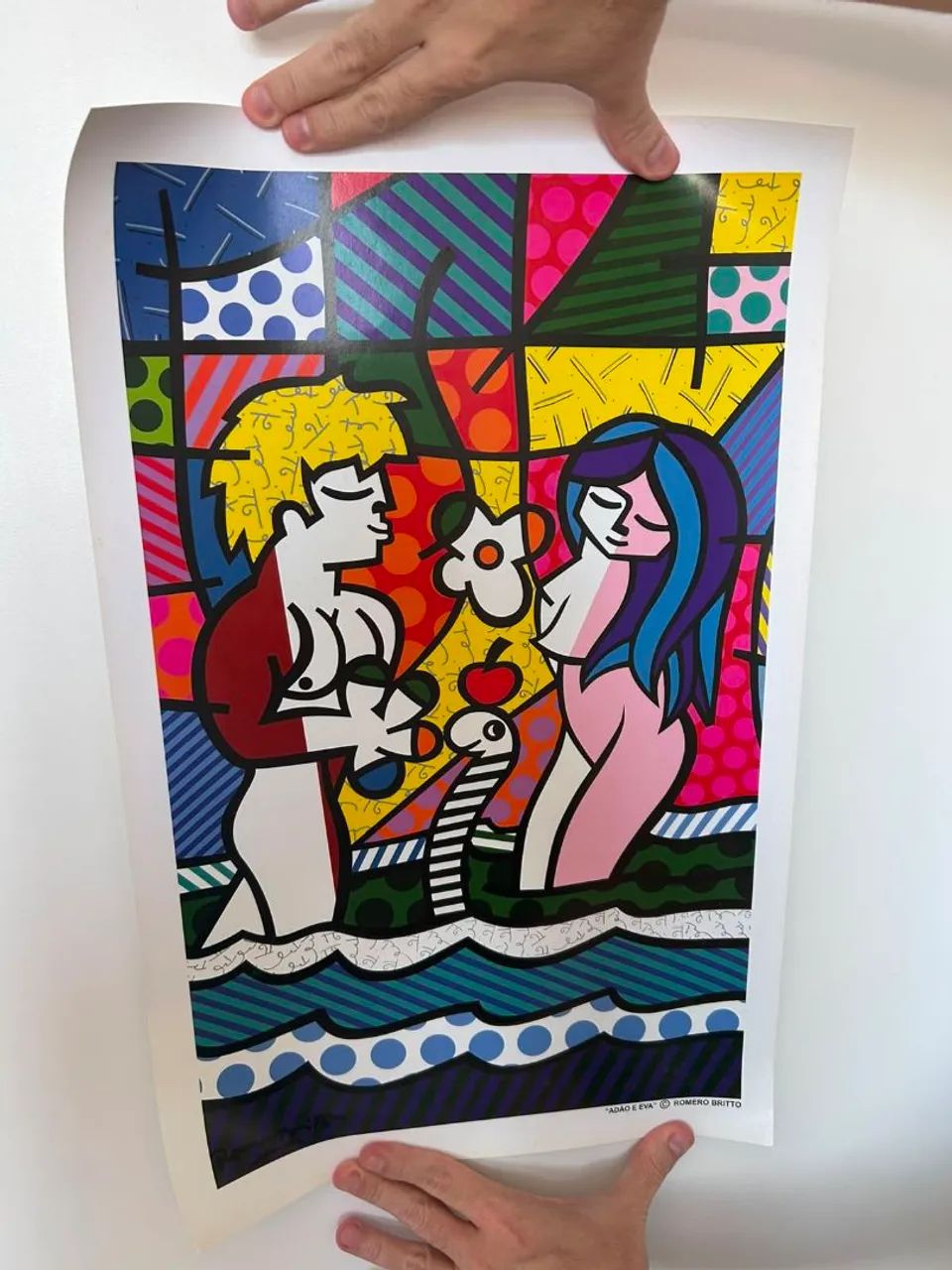 Poster Adão e Eva Romero Brito