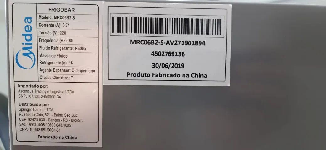 Frigobar Midea 45L 220V Prata - Foto 2