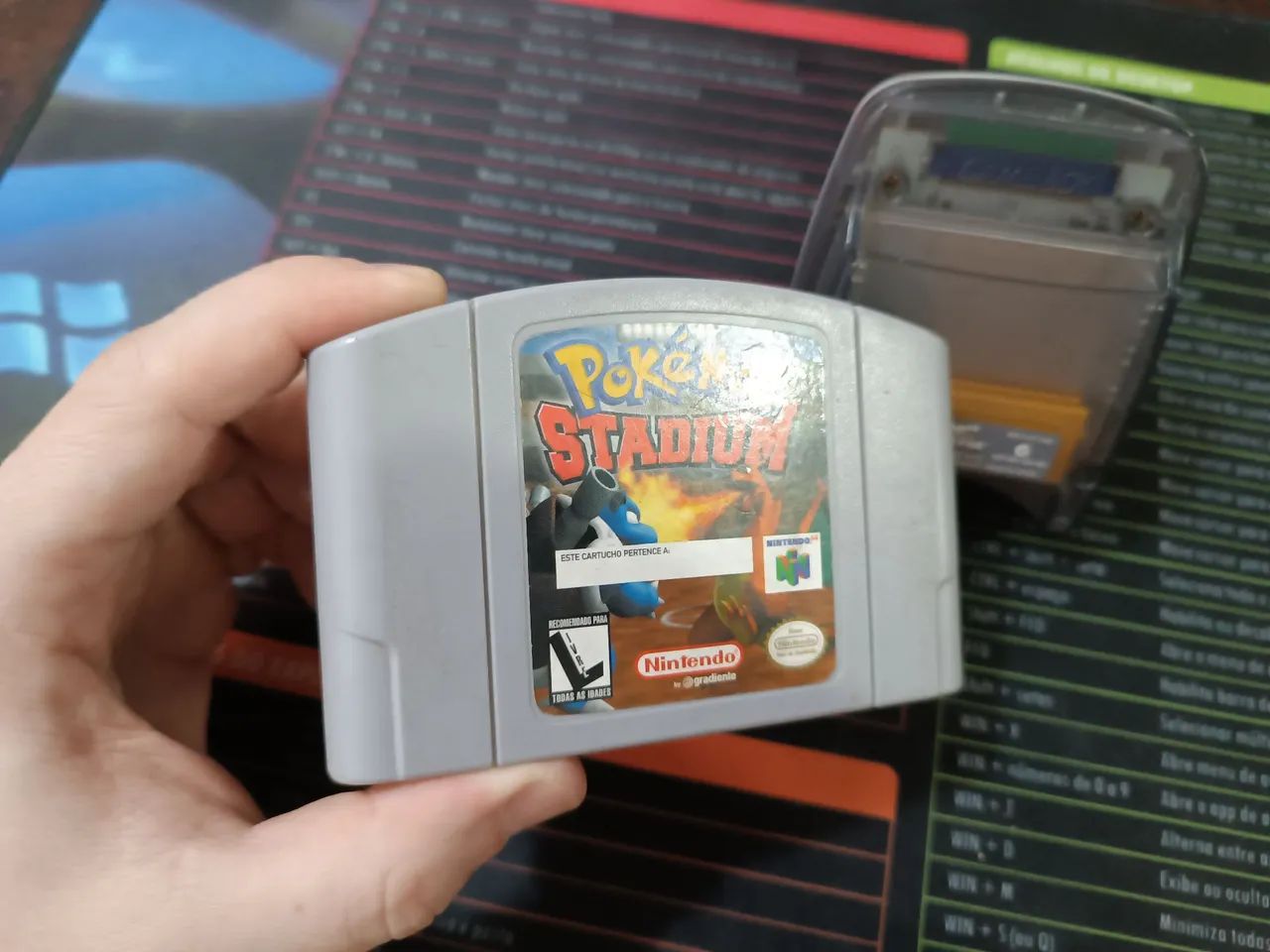 Pokémon Stadium e Transfer Pak Nintendo 64  - Foto 5