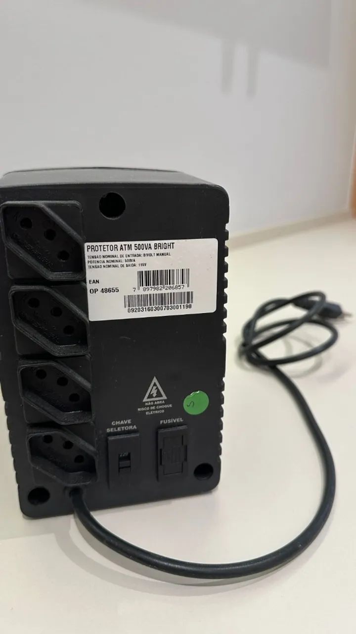 Estabilizador Protetor Eletrônico Bivolt 127v/220v - Foto 3